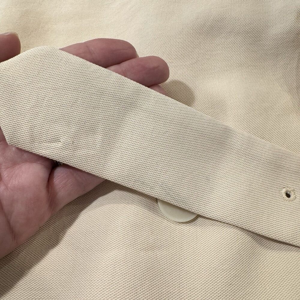 Sandro Alexine Tailored Blazer Dress Size 42 Beige Cream Quiet Luxury Minimalist - Picture 8 of 14